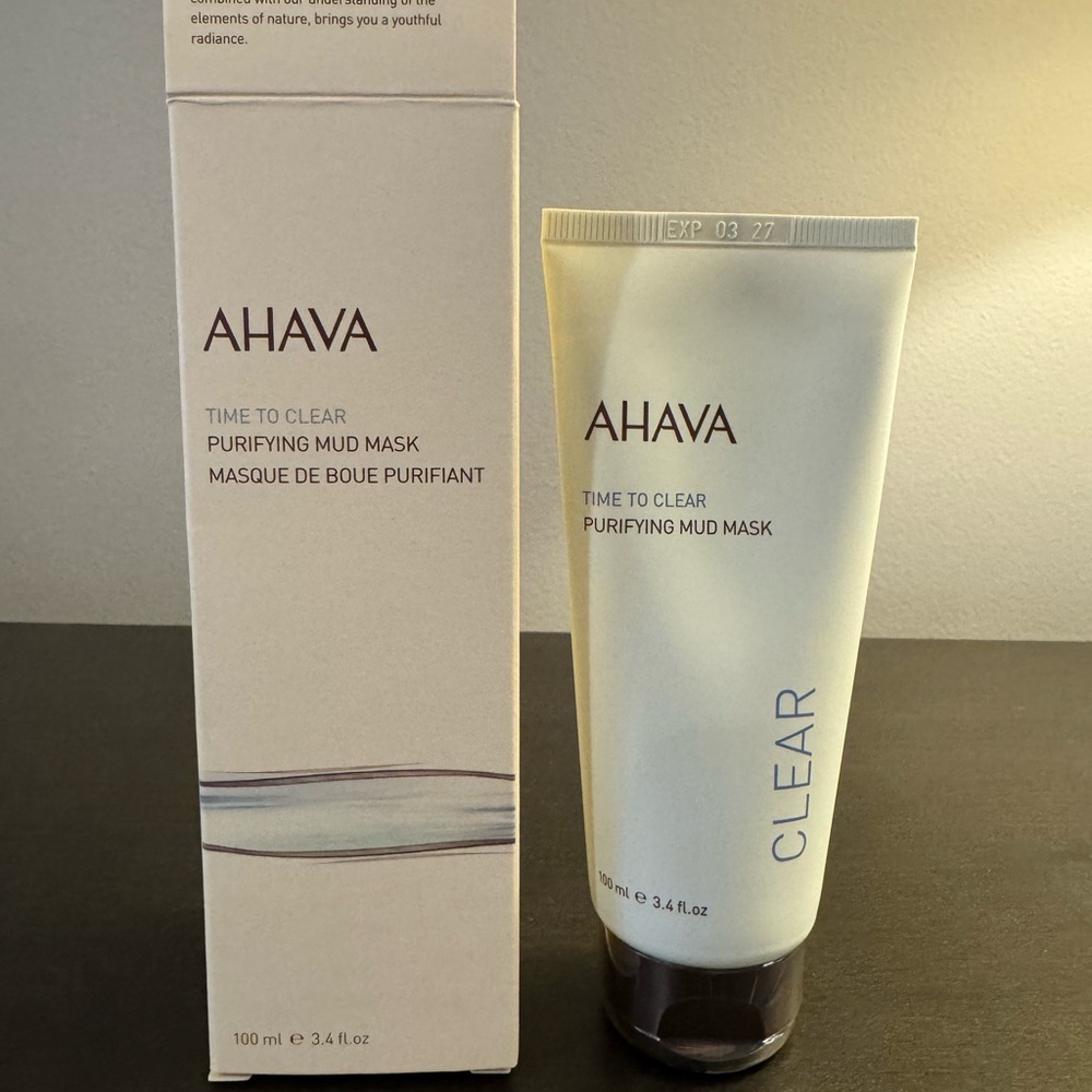 Ahava Time to Clear Purifiying Mud Mask 100 ml 3.4 fl oz NIB Sealed